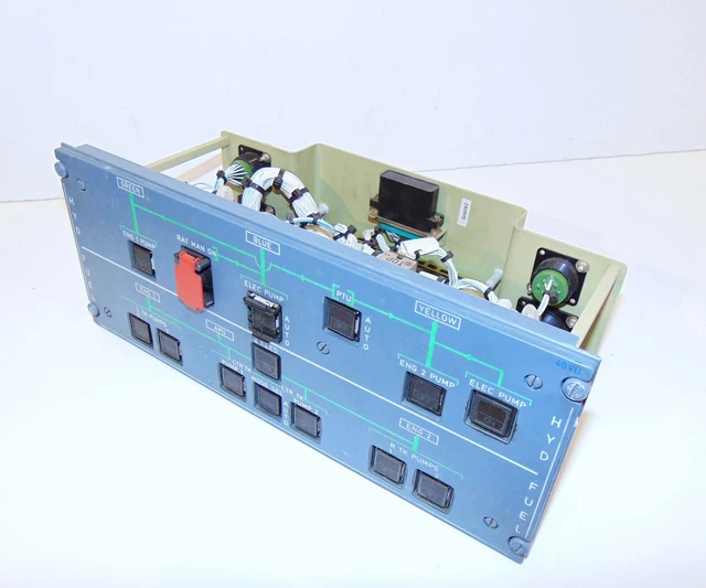 AEROSPATIALE AIRBUS A320 Pilot Cockpit Hydraulic/Fuel Control Panel ...