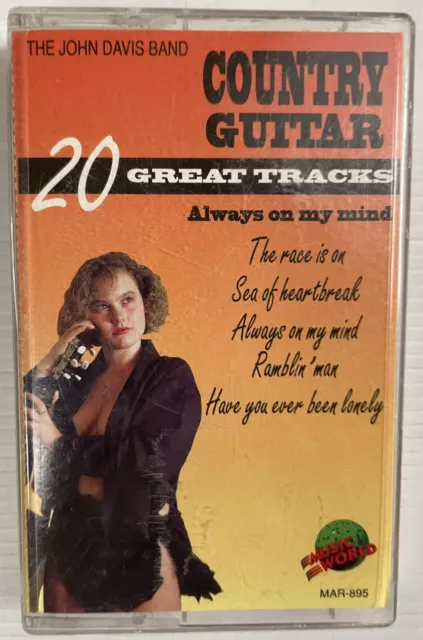 The John Davis Band Country Guitar Cassette Tape MAR-895 Music World 1996 OG