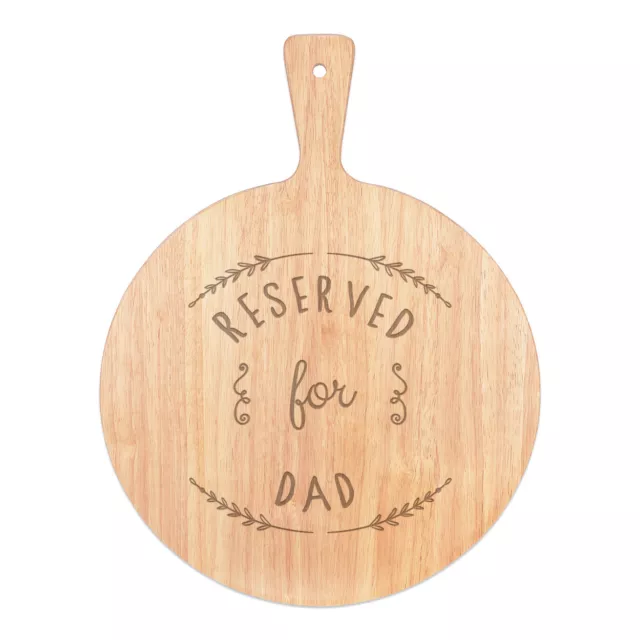 Reservado para Papá Pizza Tabla Paleta Madera Daddy Día Del Padre Divertido