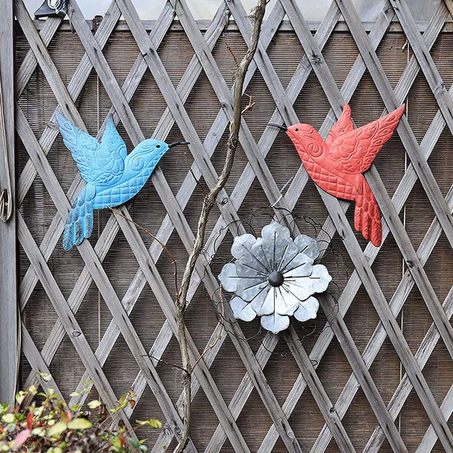 3pcs Bird Pendants Eye-catching Distinctive Balcony Attractive Exterior