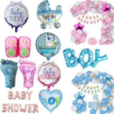 Baby Shower Gender Reveal Arch Balloons Blue Pink Theme PARTY DECORATION BALOONS