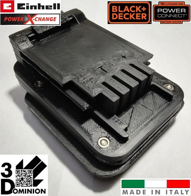 2x Power Wheel Adapter Für Einhell 18V Akku - DIY Konverter Mit Sicherungen