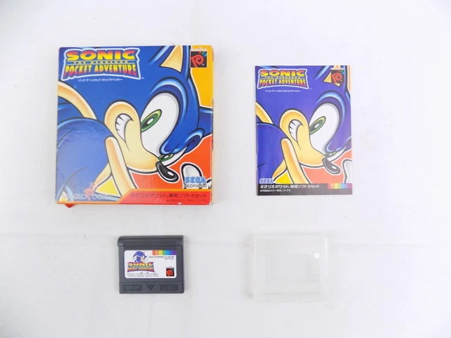 BOXED NEO GEO Pocket Color Sonic The Hedgehog Pocket Adventure ...