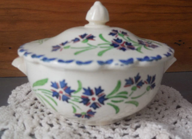 DÎNETTE ANCIENNE HBCM Creil et Montereau décor au lion plat