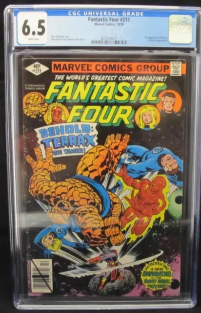 1979 Fantastic Four #211  1st appearance Terrax  Galactus  Marvel CGC 6.5 Fine +