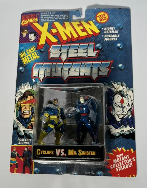 Steel Mutants X-Men: 3" Cyclops vs Mr. Sinister (1994, ToyBiz)