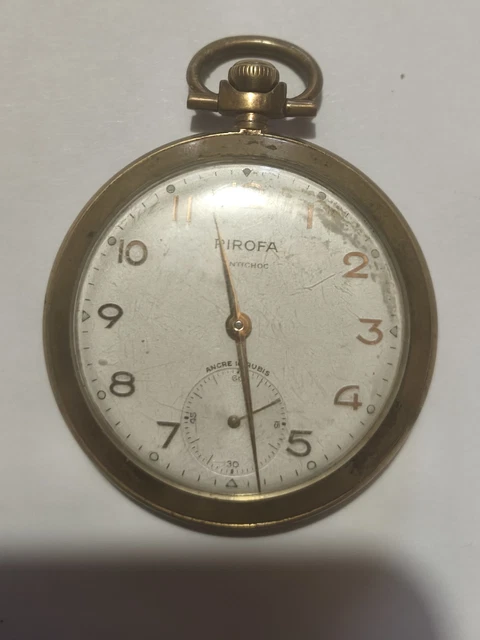 Ancienne Montre Gousset Paul Boch, Argent, Marché Chinois, G