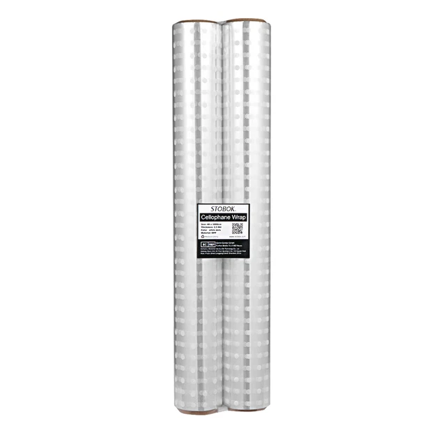 Rotolo Carta Cellophane Trasparente Per Regali 86cm X 30m - Impermeabile E Resistente Per Imballaggi - Foto 12