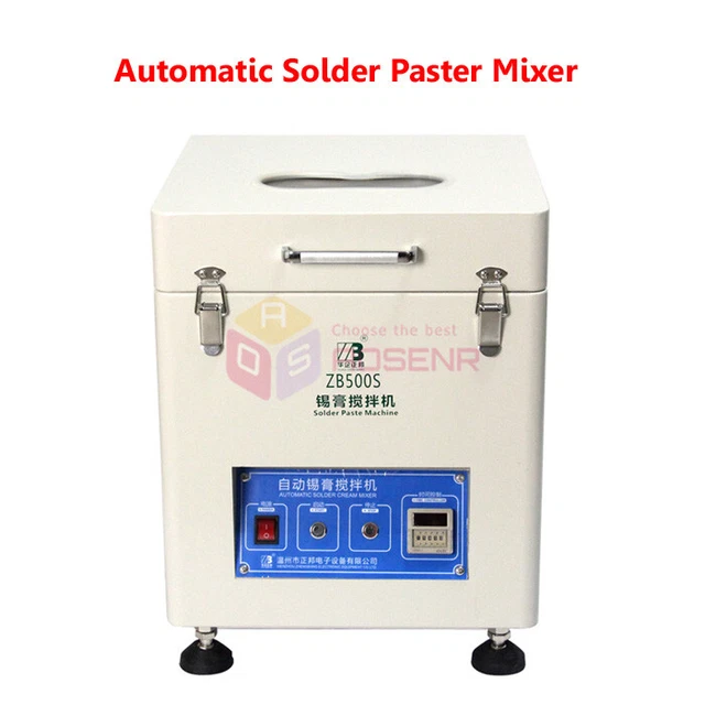 AUTOMATIC SOLDER PASTE Mixer ZB500S SMT Solder Paste Blender Tin Cream