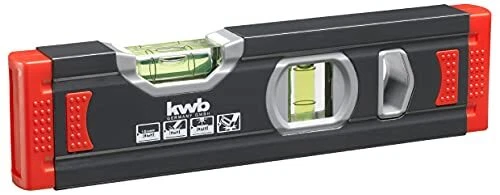 kwb Mini niveau à bulle en aluminium de 10 mm 20 cm nivelle sécurisée précisi...