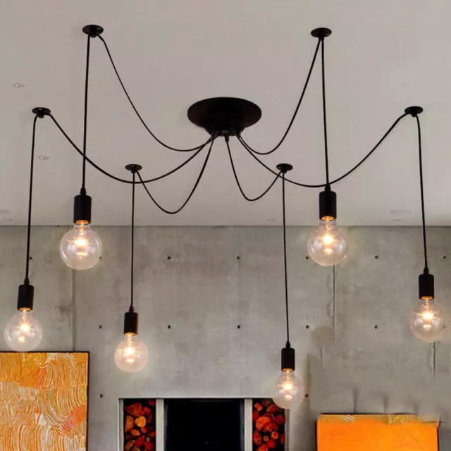 Modern Pendant Light Kitchen Black Chandelier Lighting Bedroom Ceiling Lights