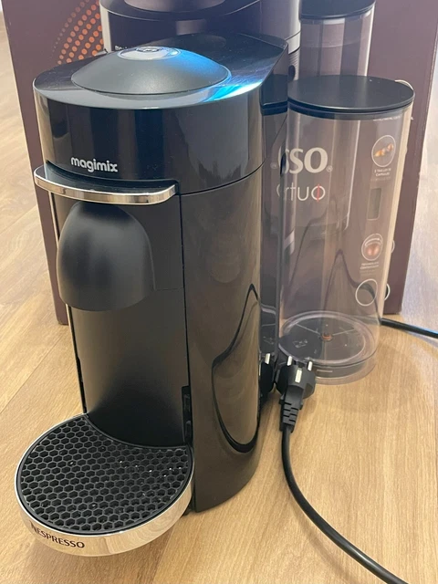 Machine à Café Nespresso Vertuo Magimix Noire – 19 Bars, 1,8L, Très Bon état