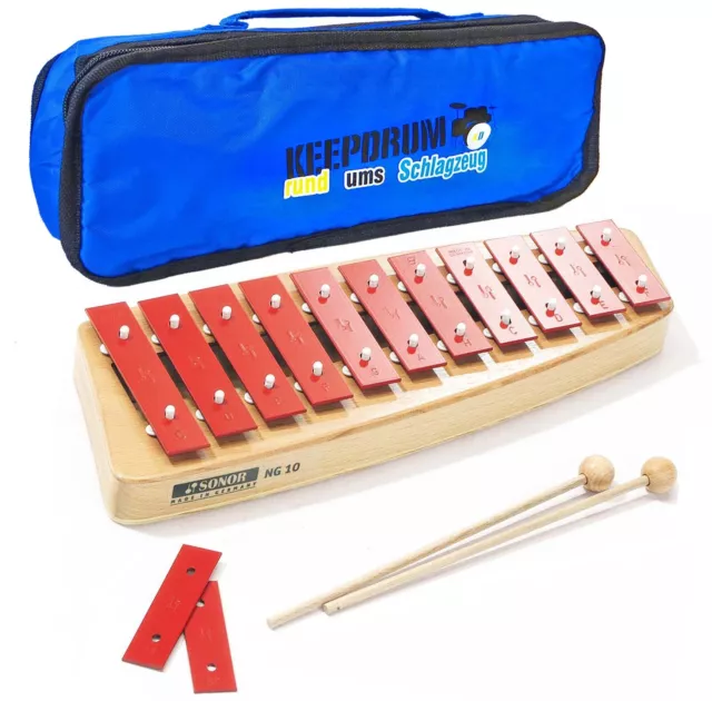 Sonor NG10 Glockenspiel für Kinder + Tasche