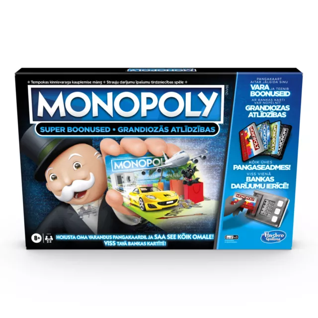 Et si Monopoly était inventé aujourd'hui ? - Parker - Banque Électronique -  Ludessimo - jeux de société - jeux et jouets d'occasion - loisirs créatifs  - vente en ligne