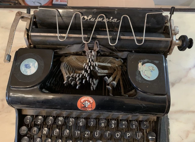 Nastro Macchina Da Scrivere Olympia - Ricambio Nero E Rosso In Stoffa - Foto 11