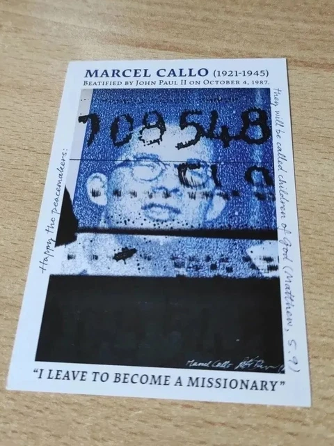 Santino Beato Marcel Callo, laico (1921-1945)