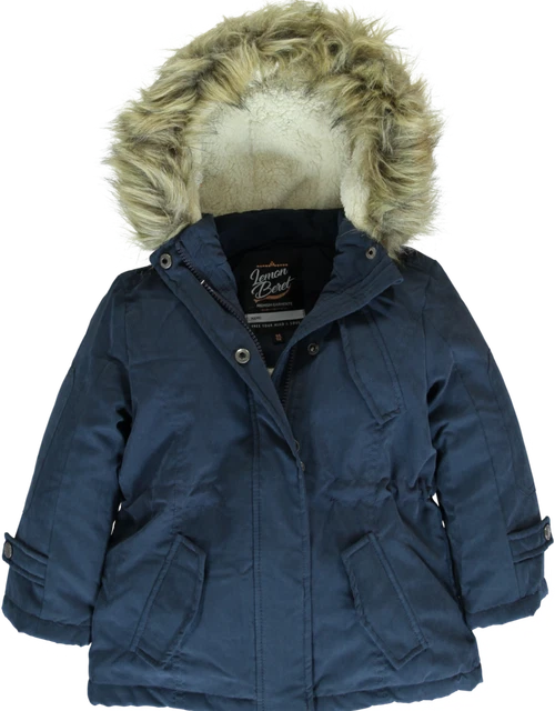 Bambini Ragazza Giacca Cappotto Parka Mezza Stagione Esterna Cappuccio Inverno