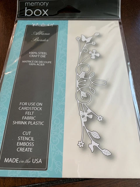 Memory Box Metal Die "Albana Border" 99401 New
