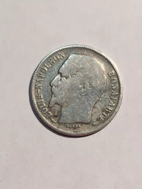 Monnaie France 50 Centimes Napoléon III Tête Nue 1852 A TB (108-9/P17/N9)