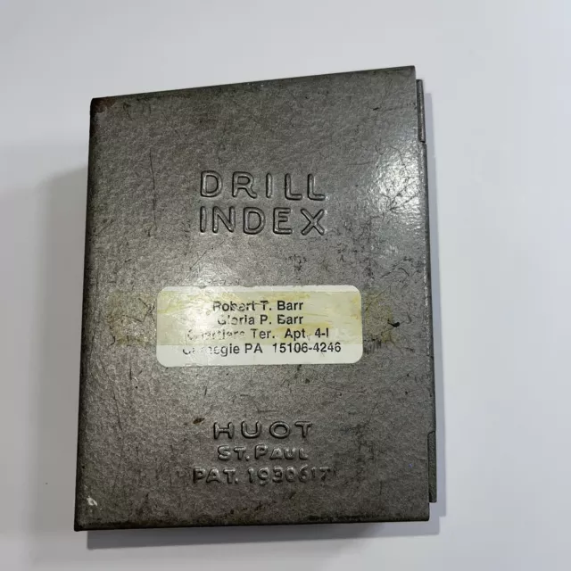 Vintage Huot 60 Space Drill Index 1930617 St. Paul