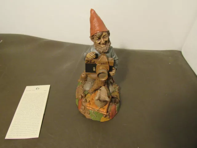 Tom Clark Gnome Figurine-"Picture This" #6325 Signed by Tom Clark, Timothy Wolfe