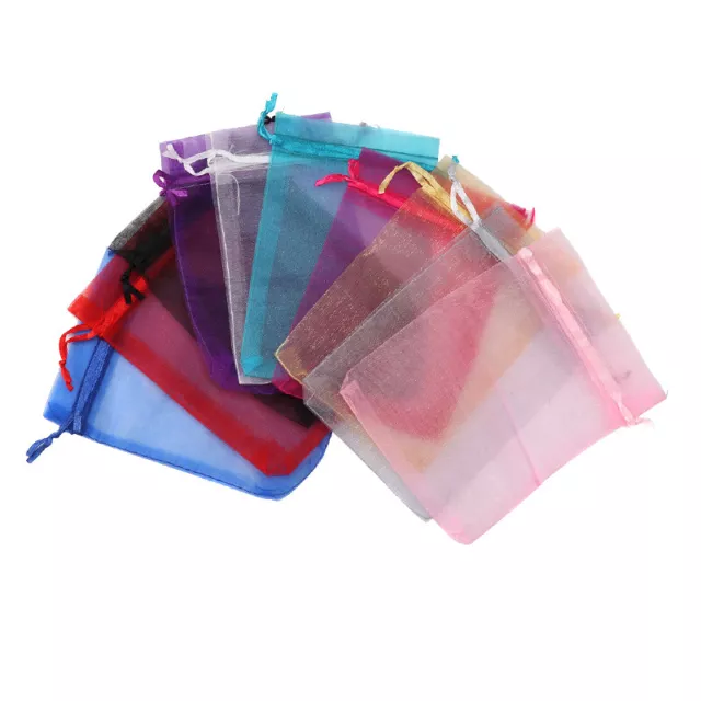 Organza Bags For Wedding Favours Small Gift Drawstring Mesh Bag Decor Pouches