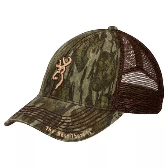 Browning 308367191 Mossy Oak Bottomlands Bozeman Baseball Cap OSFM