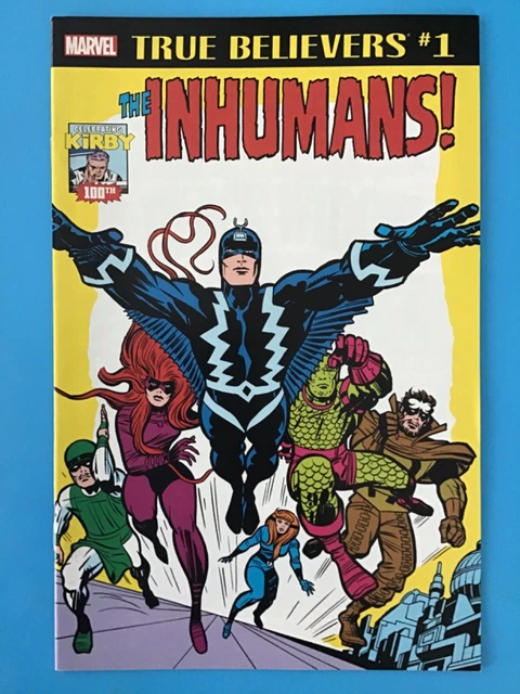 True Believers Inhumans 1 Kirby 100th VF/NM  Will Combine Shipping