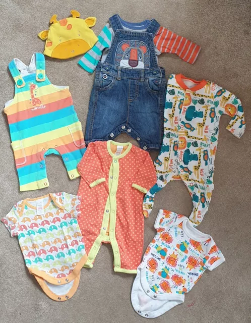 unisex baby clothes bundle 0-3 months