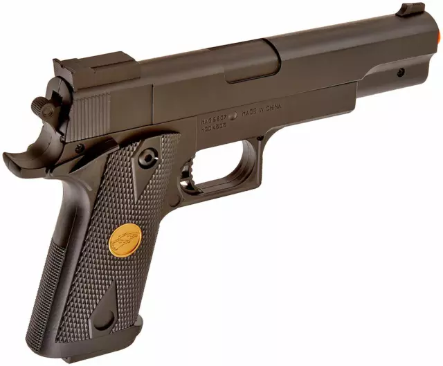 7.75 Black Spring 1911 Replica Airsoft Pistol Handgun Gun P2003A
