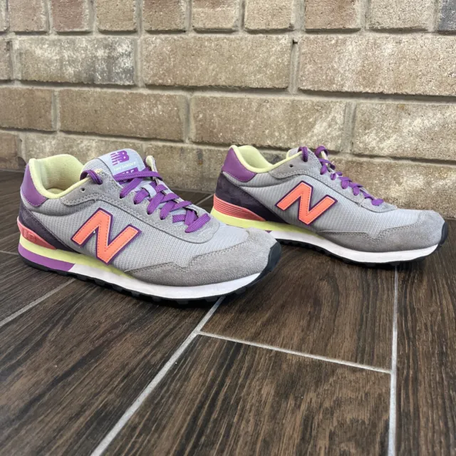 New Balance Classic 515 Women's Sneakers in Grey and Purple WL515MNF Size US-11