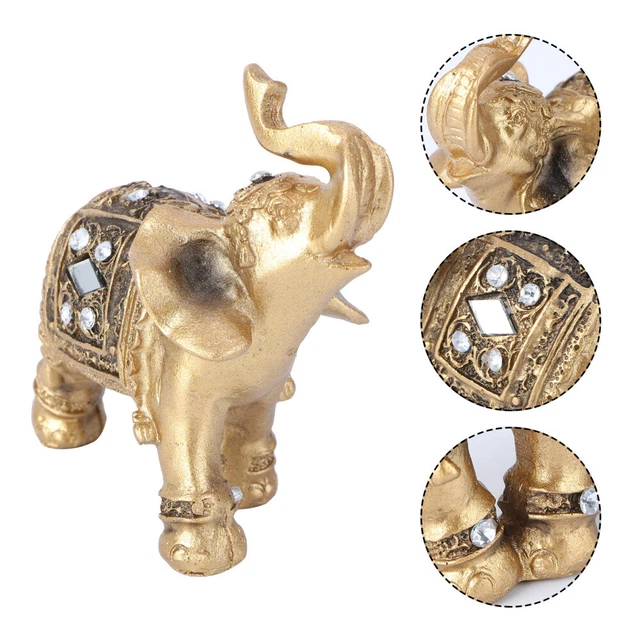 Statuine animali in resina ufficio Natale Mas cruscotto tavolo ornamenti