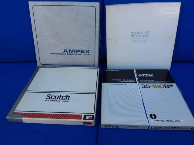 Sound Recording Tapes TDK / Scotch / Ampex / Southcott 4 Total