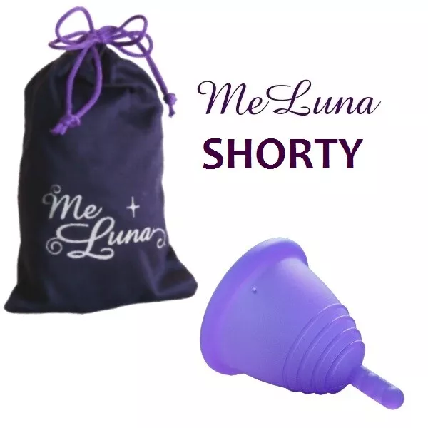 MeLuna SHORTY S classic lila Menstruationstasse Menstruation Menstruationscup