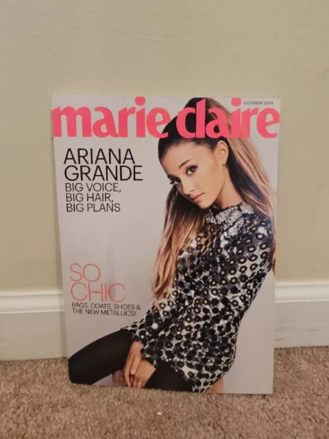 Marie Claire Magazine Ariana Grande Couverture du numéro d'octobre 2014