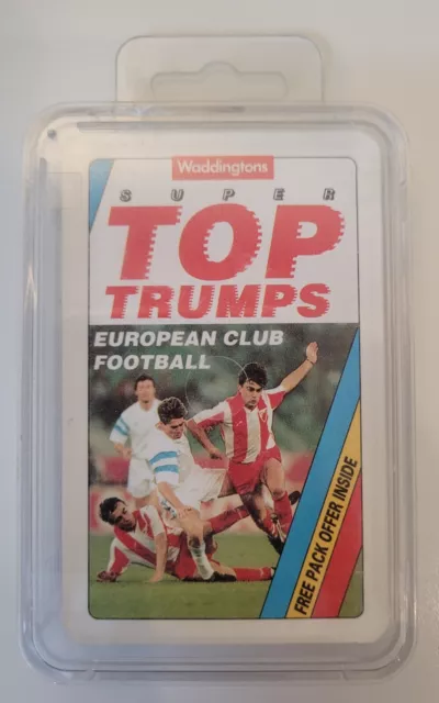 European Club Football Super Top Trumps Waddingtons Card Game 1992