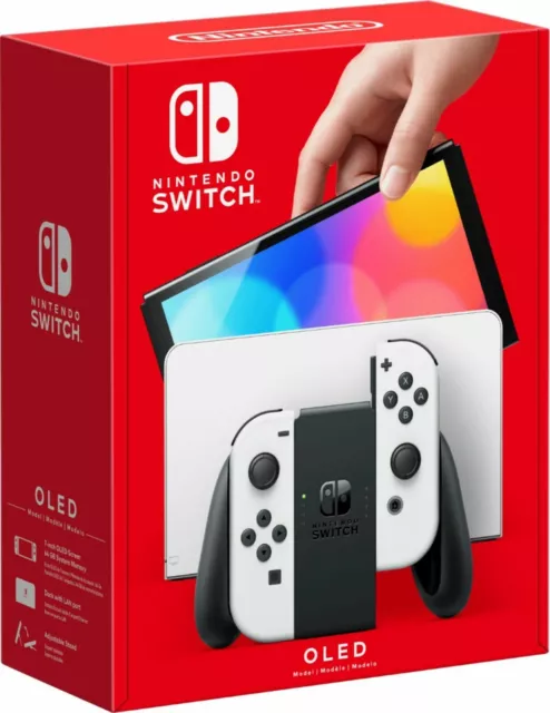 Nintendo Switch Console OLED Model 64GB White Brand New 2022 Fast Free Shipping!