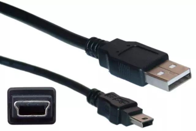 Usb Sync Data Transfer Power Charger Cable Cord Connect Pc For Gps Garmin Nuvi