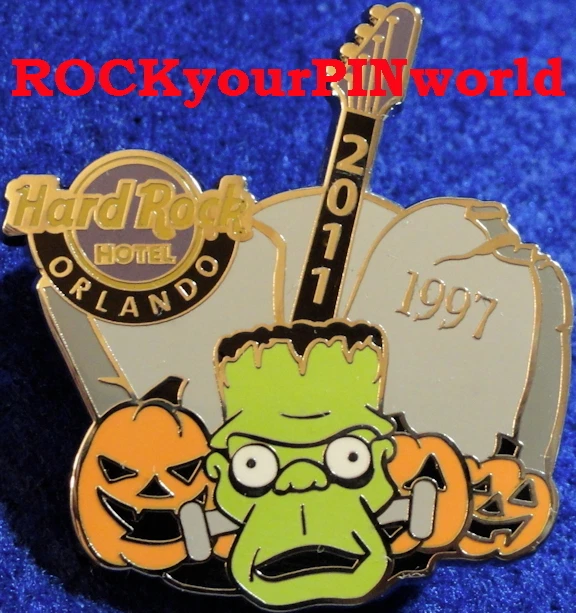 Hard Rock Hotel Orlando 2011 Halloween Horreur Broche Rip 1997 " Elvis Presley