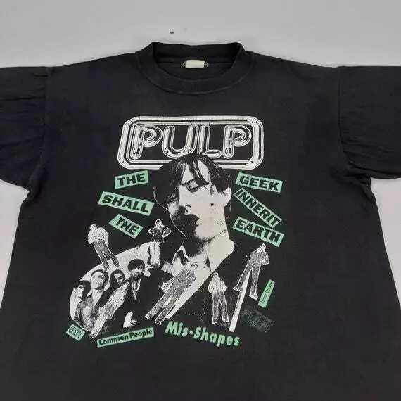 Reprinted 90's British Band PULP JARVIS COCKER Tee TE2539