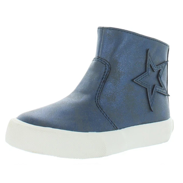 Level Girls Bobby Navy Ankle Casual Boots Shoes 7 Medium (B,M) Toddler  1389