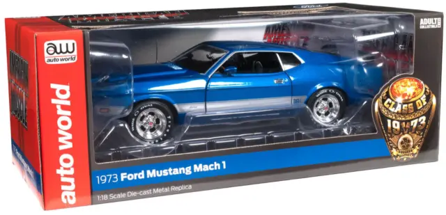 Auto World "Class of  1973" 1973 Ford Mustang Mach 1 1:18 Scale Car AMM1323