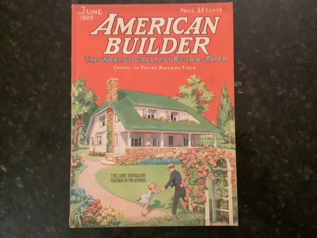 American Builder Magazine December 1918 Home Designs Loaded w/ Great Ads! Farm