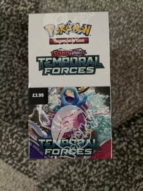 Pokemon Scarlet & Violet Temporal Forces Booster Box - 18 Packs Sealed