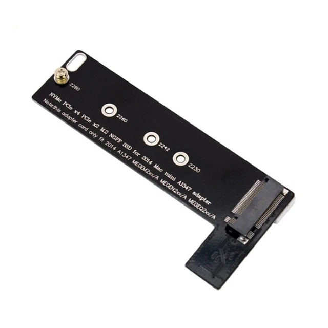Nvme Pic Riser PCI EXPRESS CARD Riser Adapter NVMe M.2 SSD to Mac Mini 2014 Late A1347 ...