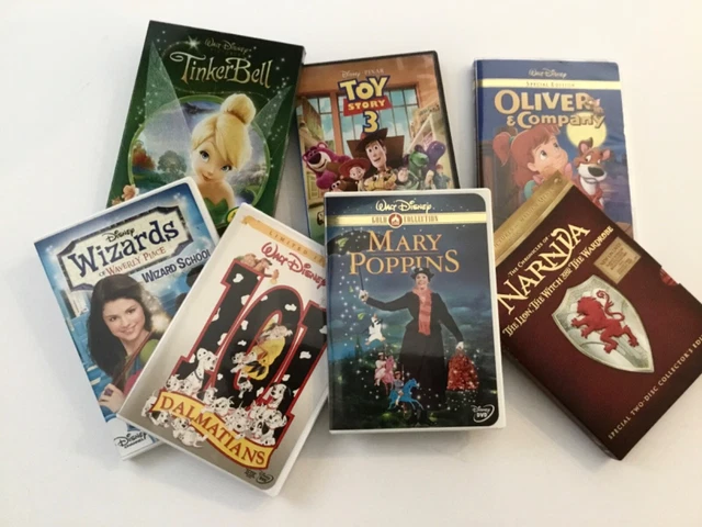 Walt Disney, Pixar Family DVD Lot - 7 titles - Great Summer Viewing - Free Ship