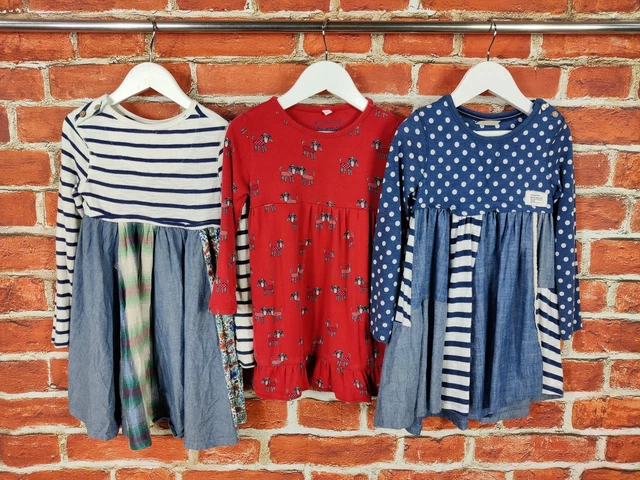 Girls Bundle Age 4-5 Years Bluezoo Next Long Sleeve Dress Set Pretty Kids 110Cm
