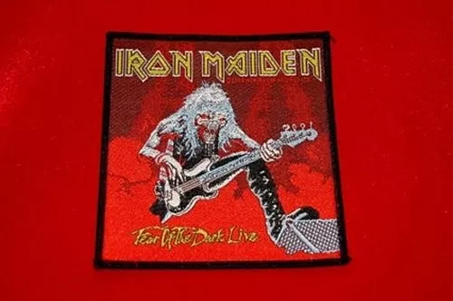 Iron Maiden Fear Of The Dark Live sew-on cloth patch 115mm x 100mm (rz)