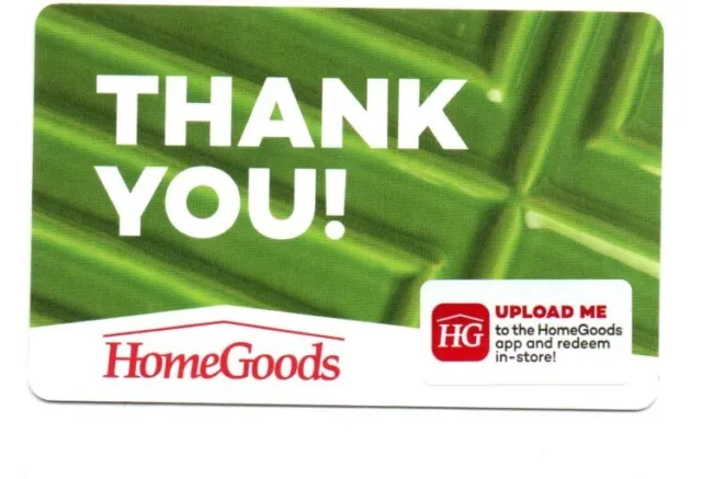 Homegoods Thank you! Gift Card No $ Value Collectible