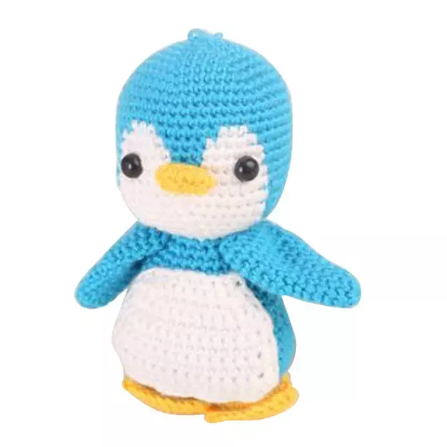 Penguin Doll Toy Crochet Kit DIY Amigurumi Making Easy to Learn Kids Gifts